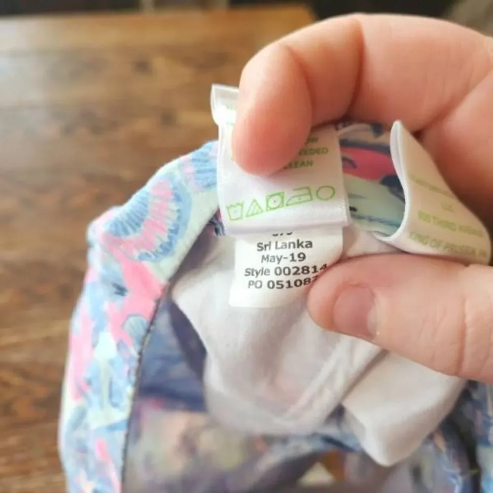 NWT LILLY PULITZER  ADIE RUFFLE POCKET STRETCH SHORT *OH BUOY*WHISPER BLUE sz 12 - Picture 5 of 6